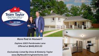 ** New - Updated Hoover, AL Listing From Drew Taylor, Realtor