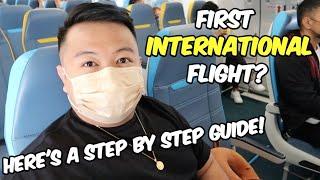 FIRST INTERNATIONAL FLIGHT?! Here's a STEP BY STEP GUIDE! | JM BANQUICIO