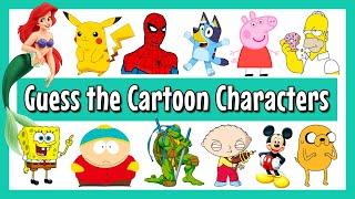 Cartoon Favourites Quiz! Guess Each Character in 3 Seconds!