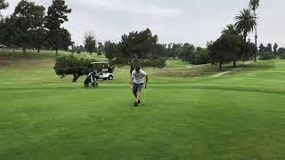 Incredible athleticism on the golf course