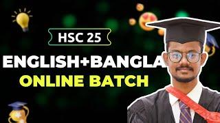 HSC 2025 English+ Bangla Online Batch || Basic to Advance || English Apps || A.S.M. Al Amin