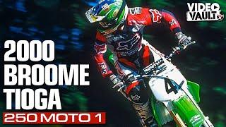 FULL MOTO: Rookie Ricky Carmichael Battles Henry, Vuillemin & Larocco | Broome-Tioga 2000 250 Moto 1