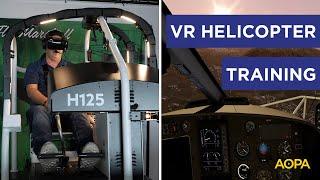 VR autorotation with Loft Dynamics full-motion simulator