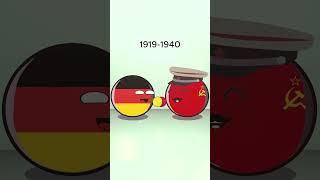 History of German relations with Russia  #countryballs #Germany  #russia #ussr