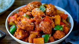 Homemade Sweet and Sour Chicken in 30 Minutes or LESS!