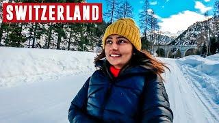 SWITZERLAND TRAVEL VLOG  Ep 1 | Visiting Zürich, Rhine Falls & Sledding in the Swiss Alps!