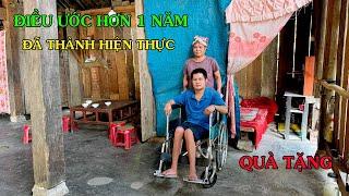 QUÀ TẶNG - ĐIỀU ƯỚC HƠN 1 NĂM CỦA NGƯỜI ĐÀN ÔNG NGHÈO MONG CÓ 1 CHIẾC XE LĂN VÀ ĐÃ THÀNH HIỆN THỰC