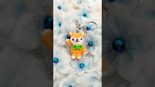 Air Dry Clay Bunny keychain Making DIY #shortsvideo #youtubeshorts #shorts