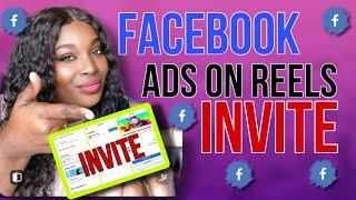 How to setup FACEBOOK ads on reels with invite
