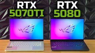RTX 5070Ti vs RTX 5080 (Zephyrus G14 2025) - Is it worth spending MORE on a Gaming Laptop?