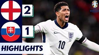 England vs Slovakia Highlights | UEFA EURO 2024 #england#slovakia#euro