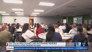 Ivy Tech welcomes 100 nursing students at orientation