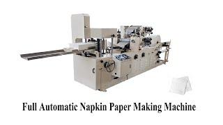 Automatic napkin production line with automatic sorting