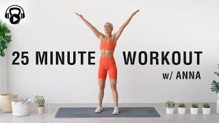 25 MINUTE |  TABATA WORKOUT  | Full Body, no equipment (w/ Anna  @growingannanas  )