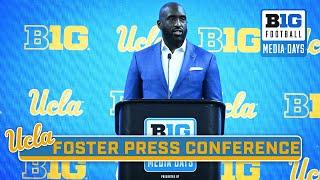 UCLA HC DeShaun Foster Press Conference | 2024 B1G Football Media Days