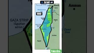 Expansion of Israel  #map #palestine #israel #geography #history #gaza #shorts