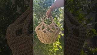 Total Caramel Bag in Macrame             #macrame #macramebag