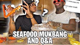 SEAFOOD MUKBANG/ Q&A ( WHATS HIS BODY COUNT )