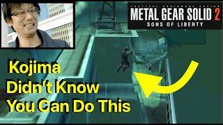 Kojima Didn't Know You Can Do This in Metal Gear Solid 2: Sons of Liberty (MGS2)