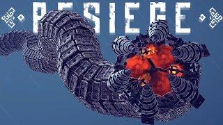 Besiege Best Creations - GIANT MECHANICAL WORM, Working Clock, Bird-Like Plane