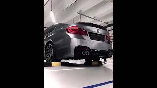 BMW 523i F10 3M Satin Grey- Start up & Revv Loud!