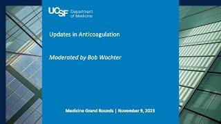 2023 Updates in Anticoagulation