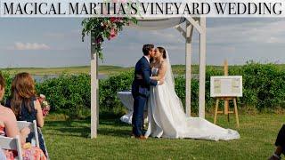 Unforgettable Martha's Vineyard Wedding: Stunning Vows & Epic Sunset Celebration!