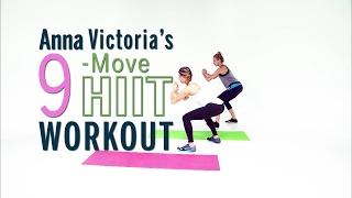 Anna Victoria's 9-Move HIIT Workout Will Tone Your Entire Body