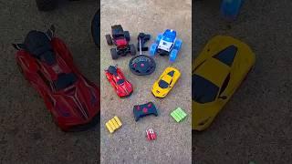 4 Remote Control Racing Police Car Testing #asmr #car #cars #police  #truck #shorts #redkashshorts