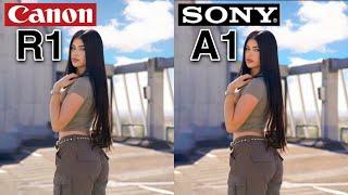 Canon EOS R1 vs Sony Alpha 1 Portrait Mode Autofocus Camera Test Comparison