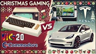 Commodore Vic 20 and Tesla Games #tesla #commodore64 #retrogaming #arcade