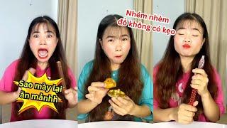 Tổng hợp video siêu hài hước vui nhộn, Con Em Lì Lợm Ăn Mảnh Không Cho Chị Và Cái Kết Đắng Nghét