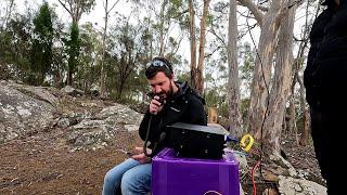 Impromptu Ham Radio POTA... in the Bush!