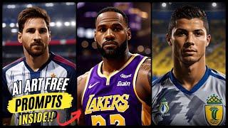 AI Art Prompts MASTERCLASS: Generate Epic Sports Star Portraits in Minutes!