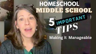 Tips for Middle School from homeschool mom of 17 years️ #howtohomeschool