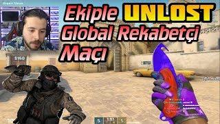 UNLOST EKİPLE CS GO REKABETÇİ GLOBAL MAÇI DUST 2 (01.02.2018)