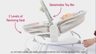 Babyhug Opal 3 in 1 Cosy Rocker cum Sleeper with Mosquito Net