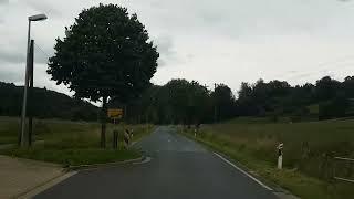 Fahrt von Alfeld nach Winzenburg im Landkreis Hildesheim in Niedersachsen/ Deutschland