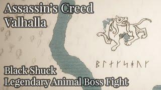 Assassin's Creed Valhalla - Black Shuck Legendary Animal Boss Fight (Pre-Release)