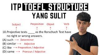 Jawab Soal ITP TOEFL Structure yang SULIT ini dengan TEPAT