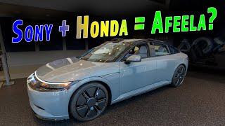 The 2026 Sony Honda Afeela Is Half Honda, Half Sony, And All In On HUGE Screens