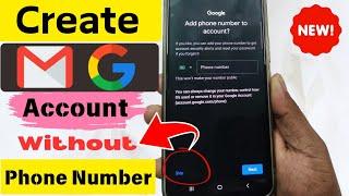 How to Create Gmail Account Without Phone Number in 2024 | New Update