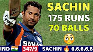 SACHIN TENDULKAR MASSIVE BATTING 175 RUNS | IND VS AUS 5TH ODI MATCH 2009 | SHOCKING BATTING EVER