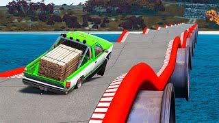 BeamNG.drive - Road Bridge Waves