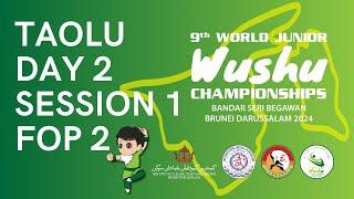 9th World Junior Wushu Championships Day 2- FOP2 Taolu Morning Session