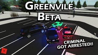 BUSTED A CRIMINAL!!! || ROBLOX - Greenville Beta