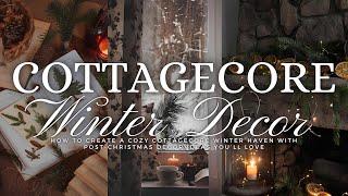 How to Create a Cozy Cottagecore Winter Haven with Post-Christmas Decor Ideas You’ll Love ️