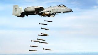 Heavily Loaded US Air Force A-10 Pulverizes Land Targets With Massive Ordinance