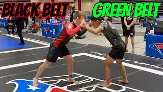 Black Belt Vs 14-Year-Old Green Belt At American Grappling Federation