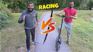 Monster scooty ke sath race laga li  kon jeetey ga ?